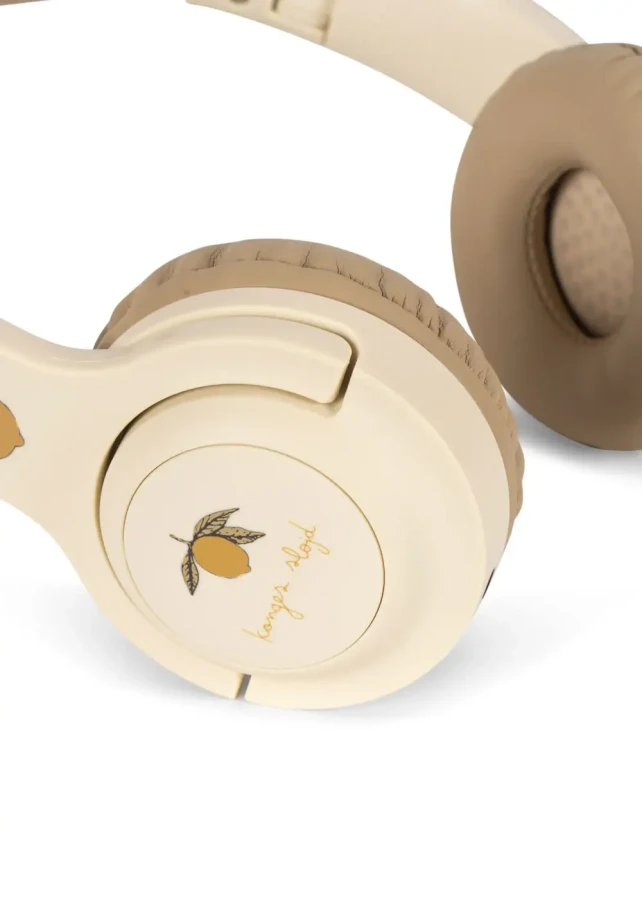 Bezprzewodowe słuchawki - lemon / Konges Slojd