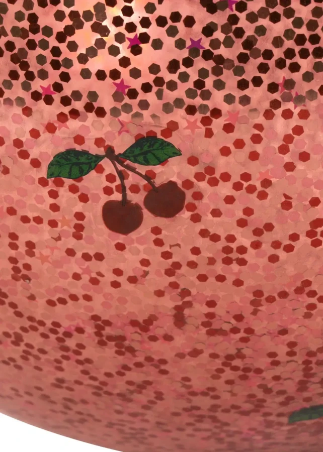 Brokatowa piłka do skakania - cherry / Konges Slojd