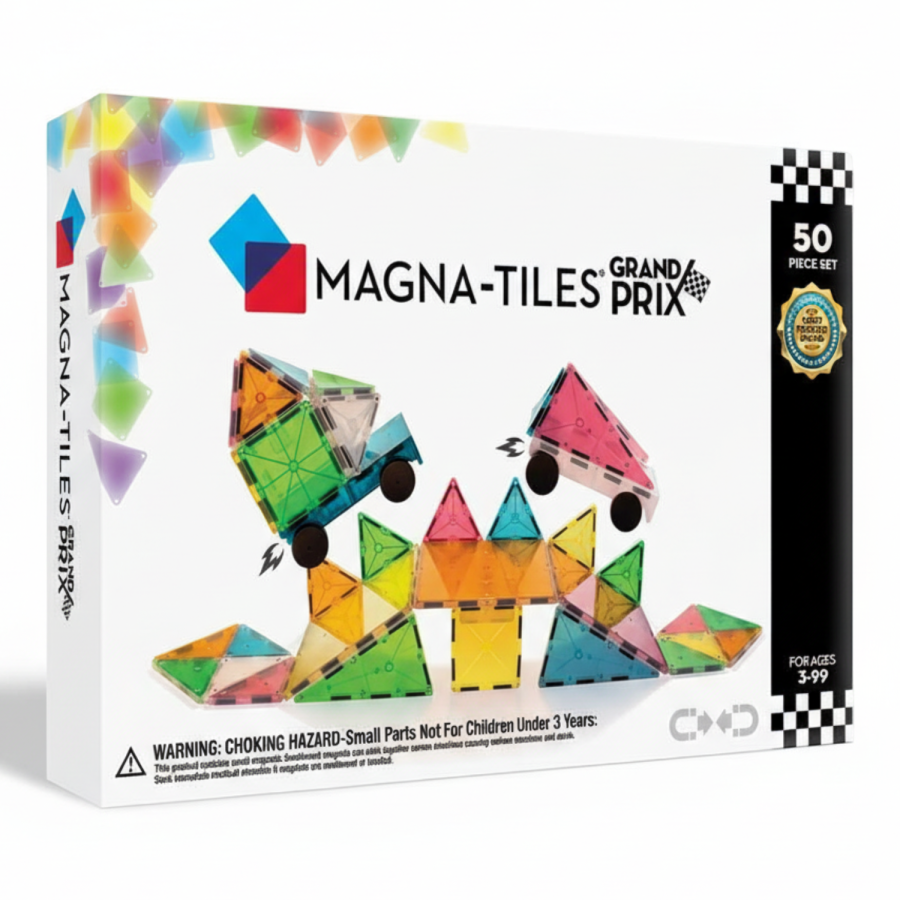 Klocki Magnetyczne Grand Prix 50 el. / Magna-Tiles
