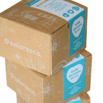 Kredki Starszaka 12 kolorów, 36szt. 3+ / Coloresca