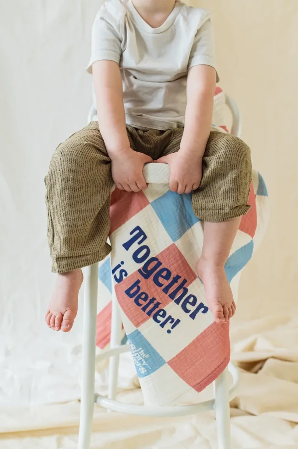 Otulacz kocyk muślinowy - together is better / The Story Makers