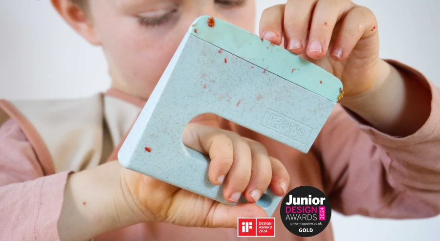 Nóż dla dzieci KLYV - Blue Cornflower / Skagfa