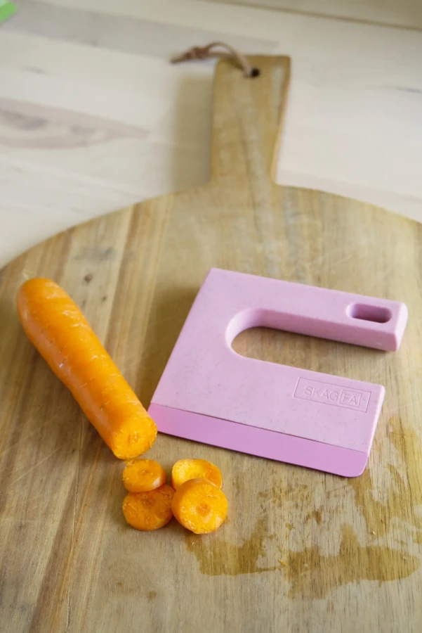 Nóż dla dzieci KLYV - Orchid Rose / Skagfa