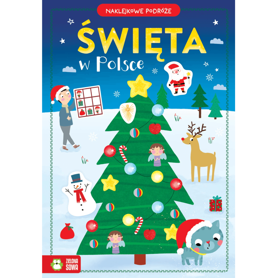 Święta w Polsce. Naklejkowe podróże / Wydawnictwo Zielona Sowa