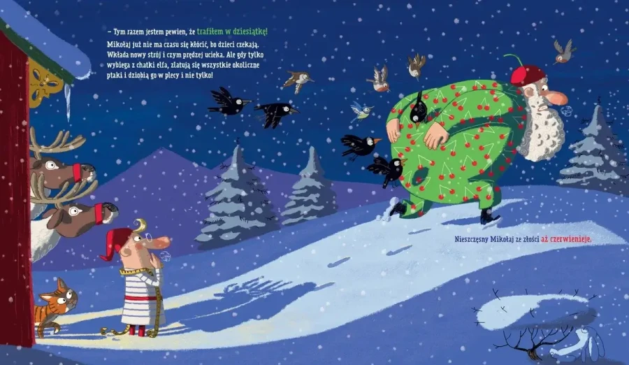 Strój dla Świętego Mikołaja / Wydawnictwo Zielona Sowa