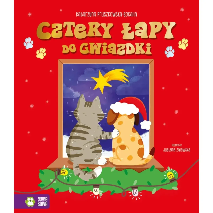 Cztery łapy do Gwiazdki / Wydawnictwo Zielona Sowa