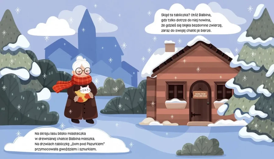 Cztery łapy do Gwiazdki / Wydawnictwo Zielona Sowa