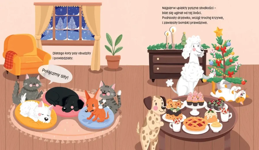 Cztery łapy do Gwiazdki / Wydawnictwo Zielona Sowa