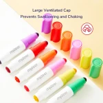 Markery zmywalne z okrągłą końcówką (12 kolorów) / Mideer