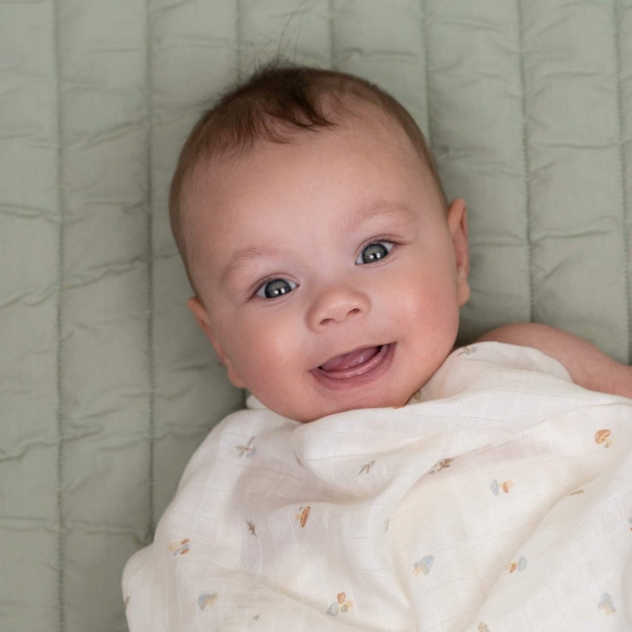 Otulacz muślinowy 120x120 cm Forest Treasures / Little Dutch