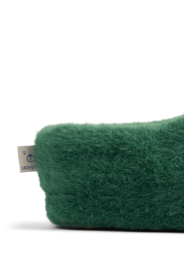 Pluszowe kapcie Aviaja Crocodile - garden green / Liewood