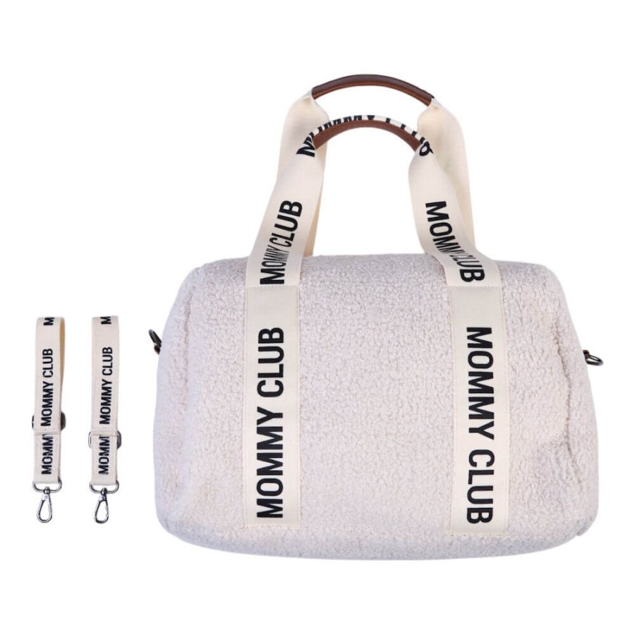Torba do wózka Mommy Club Signature Teddy White / Childhome