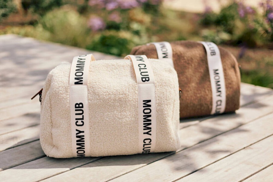 Torba do wózka Mommy Club Signature Teddy White / Childhome