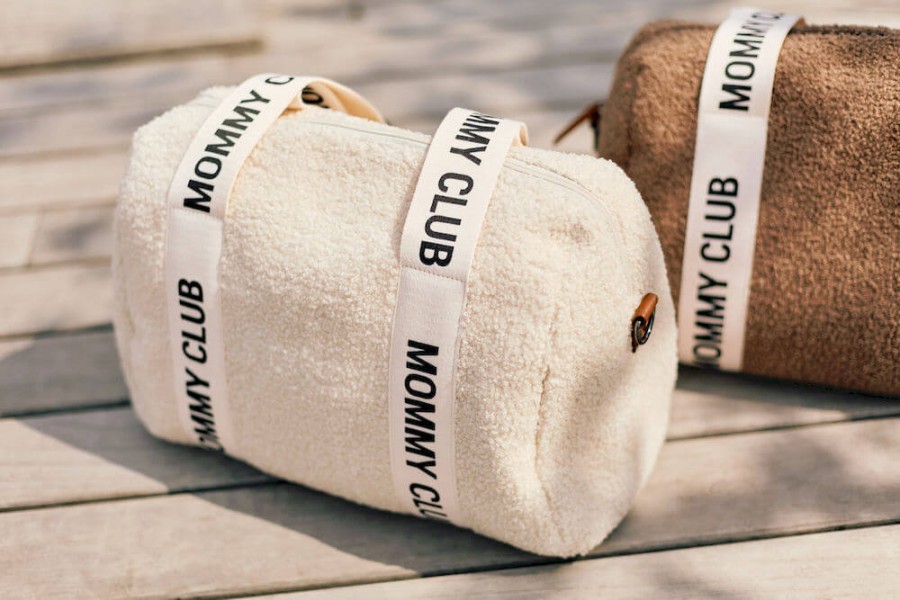 Torba do wózka Mommy Club Signature Teddy White / Childhome