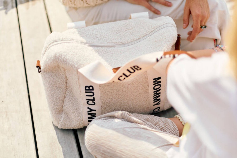 Torba do wózka Mommy Club Signature Teddy White / Childhome