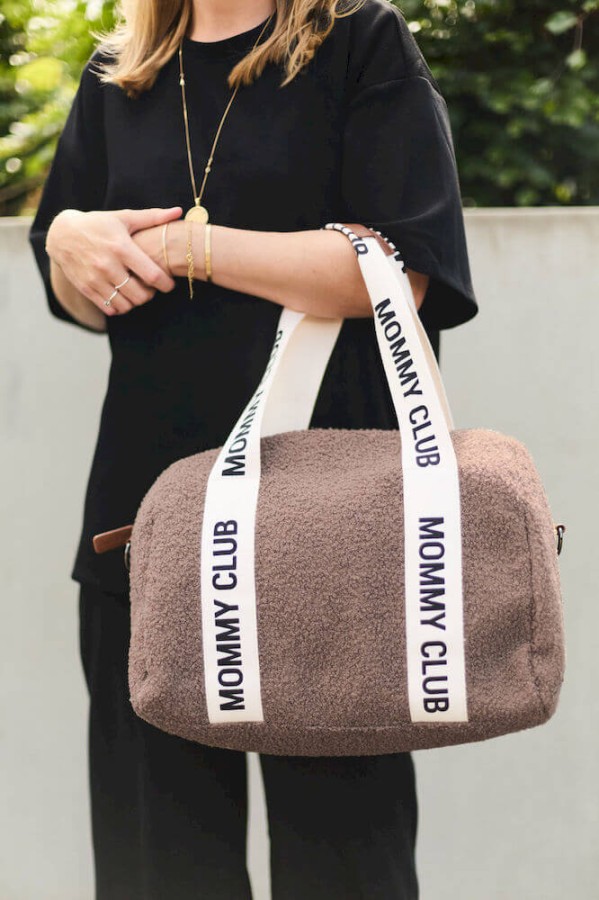 Torba do wózka Mommy Club Signature Teddy Soft brown / Childhome