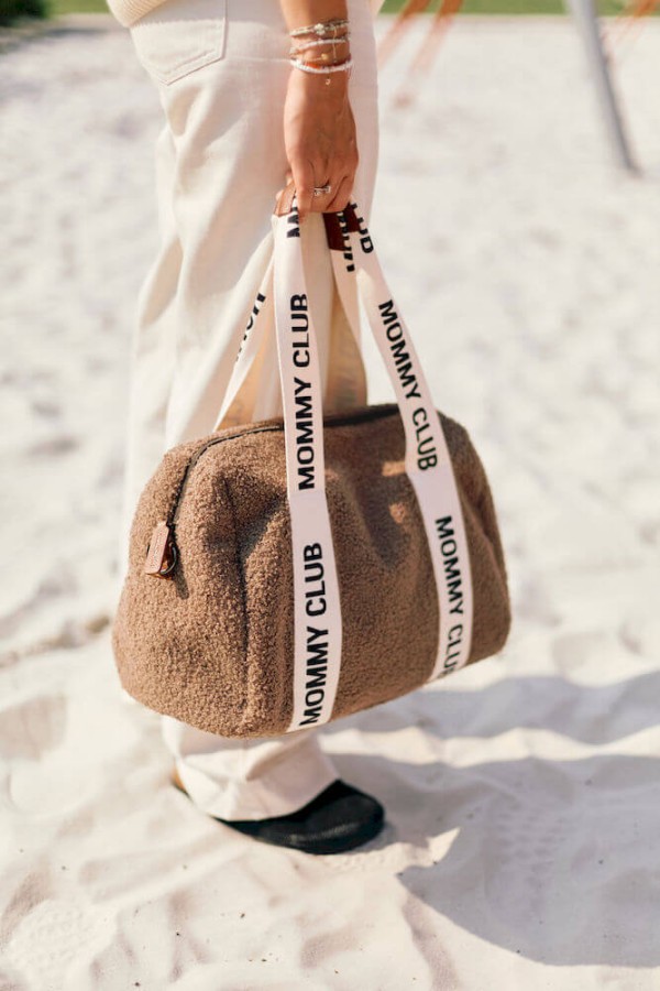 Torba do wózka Mommy Club Signature Teddy Soft brown / Childhome