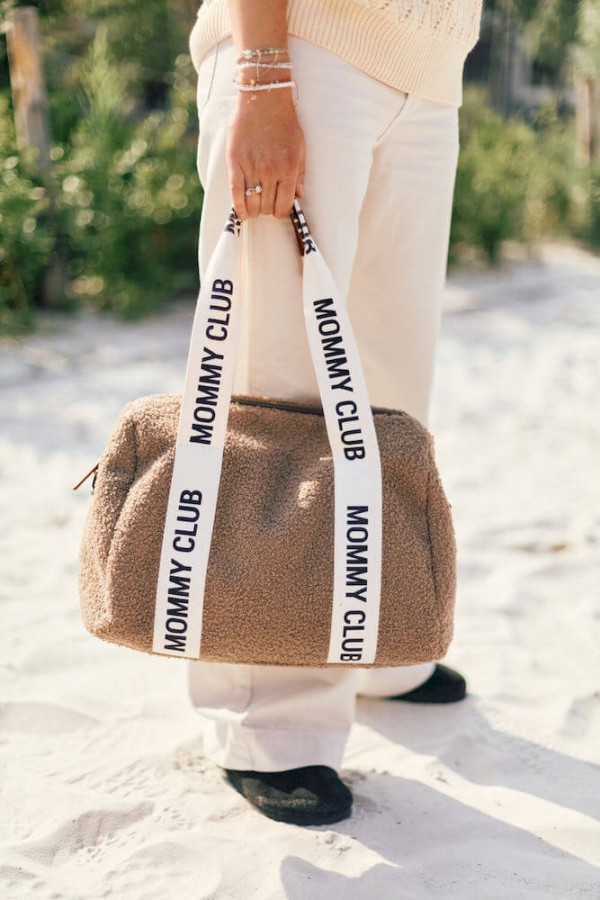 Torba do wózka Mommy Club Signature Teddy Soft brown / Childhome