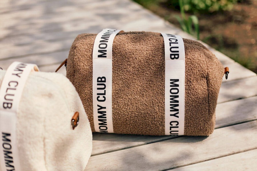 Torba do wózka Mommy Club Signature Teddy Soft brown / Childhome