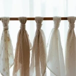 Otulacz muślinowy 120x120 cm Pure Soft Beige / Little Dutch