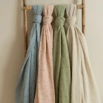 Otulacz muślinowy 120x120 cm Pure Soft Beige / Little Dutch