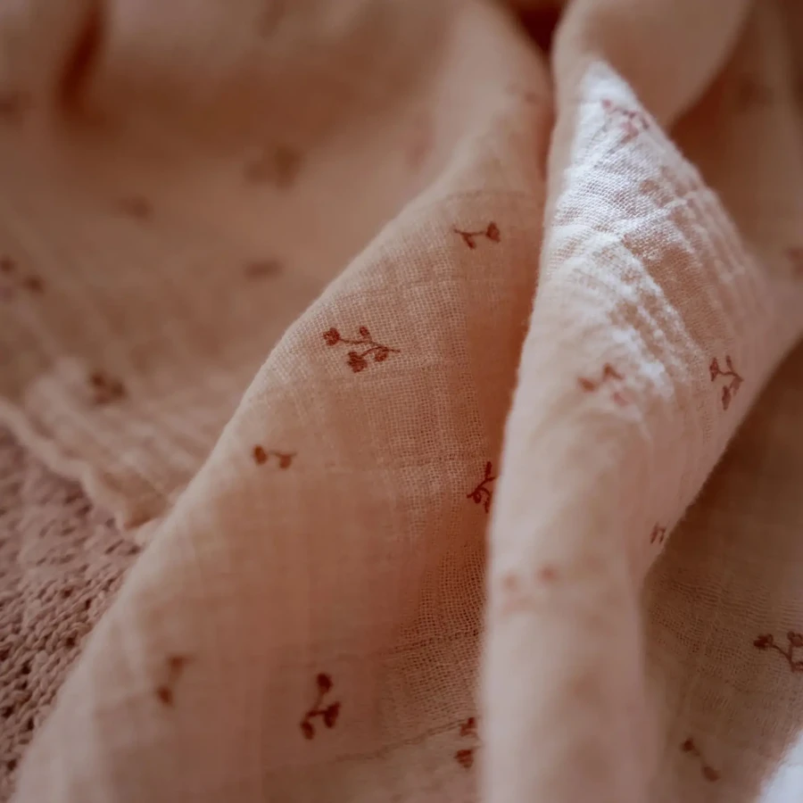 Otulacz muślinowy 120x120 cm Pure Blossom / Little Dutch