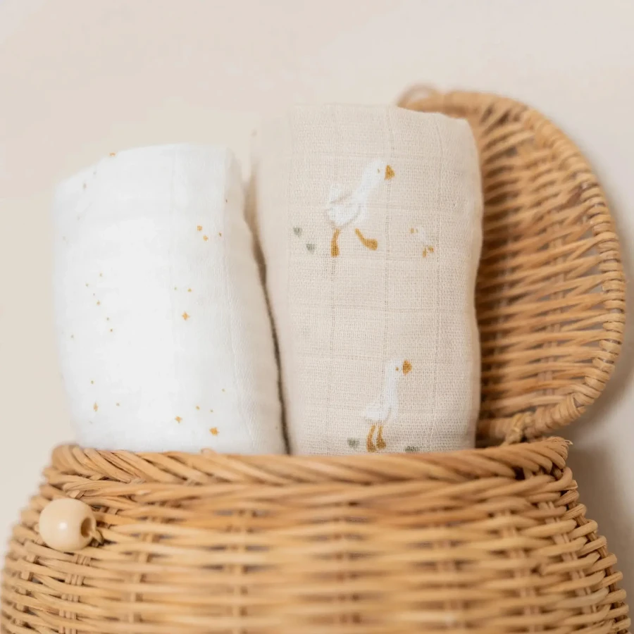Otulacze muślinowe 70x70 cm - Little Goose / Little Dutch