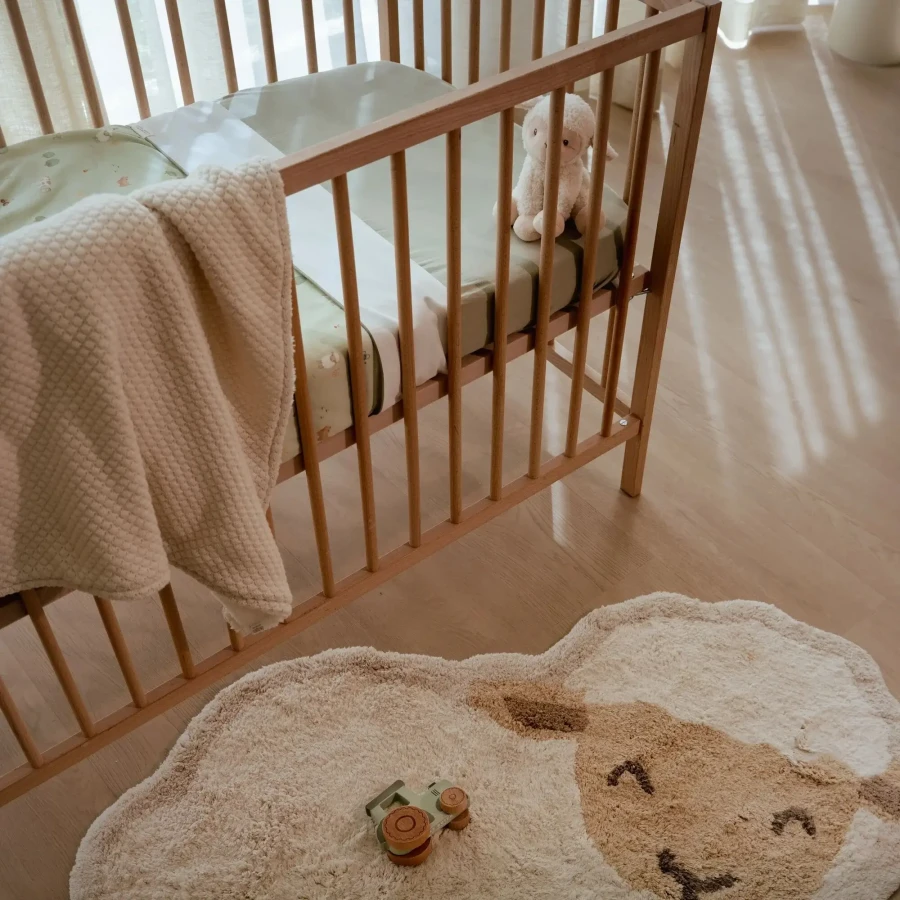 Ocieplany kocyk 100 x 70cm Pure Soft White / Little Dutch