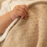 Ocieplany kocyk 100 x 70cm Pure Soft Beige / Little Dutch