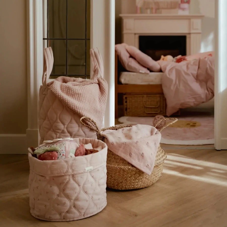 Ocieplany kocyk 100 x 70cm Pure Blossom / Little Dutch