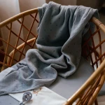 Otulacz muślinowy 120x120 cm Pure Denim Blue / Little Dutch