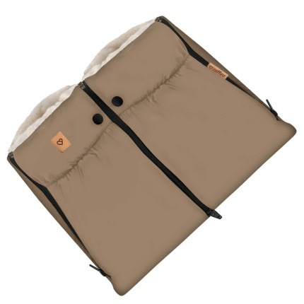 Mufka do wózka Aspen - latte / Zaffiro