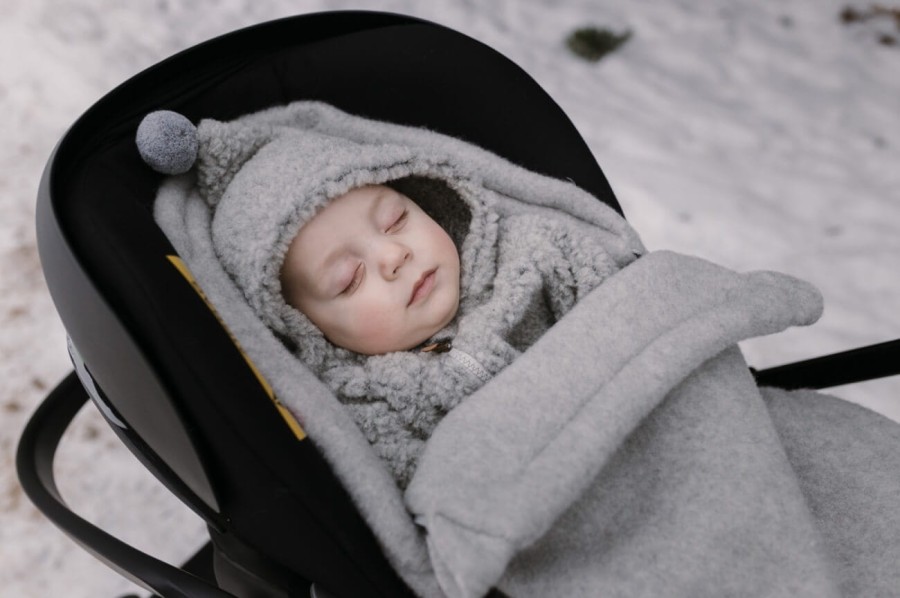 Śpiworek mini wełniany Sierra 0-18m anthracite / Zaffiro