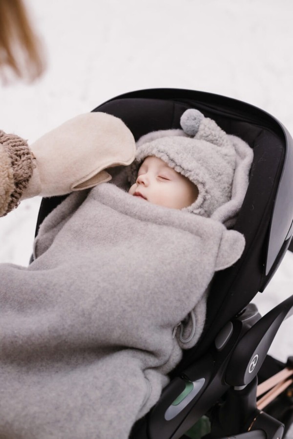Śpiworek mini wełniany Sierra 0-18m grey / Zaffiro