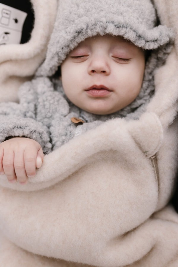 Śpiworek mini wełniany Sierra 0-18m beige / Zaffiro