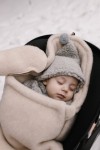 Śpiworek mini wełniany Sierra 0-18m beige / Zaffiro