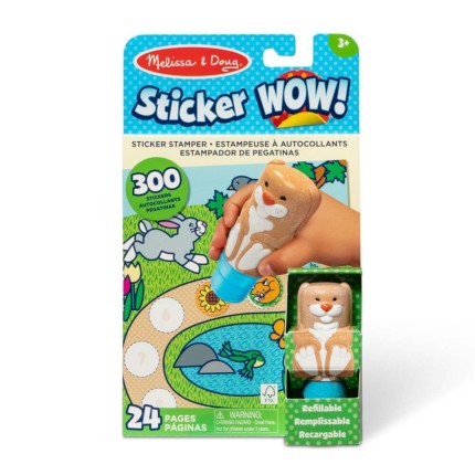 Stempel z naklejkami Sticker Wow - Króliczek / Melissa & Doug