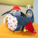 Przytulanka aktywizująca wielofunkcyjna Samolot Piesek Jules 9 m+ / Lilliputiens