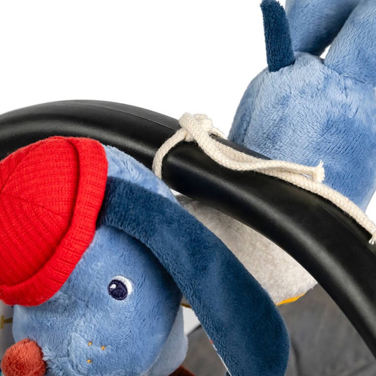 Wielofunkcyjna przytulanka do powieszenia Piesek Jules 3 m+ / Lilliputiens