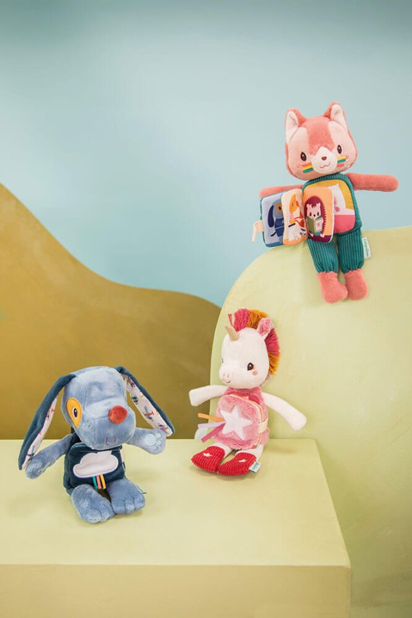 Przytulanka z książeczką Piesek Jules 6 m+ / Lilliputiens 83420