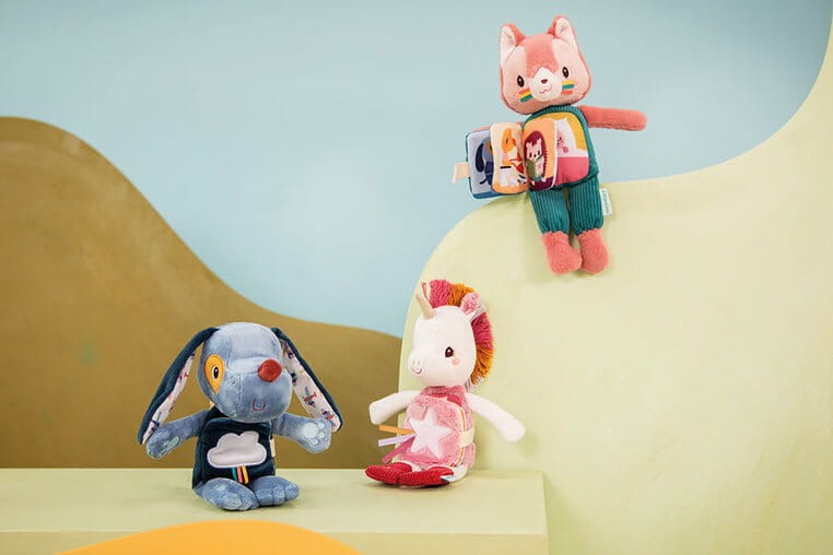 Przytulanka z książeczką Piesek Jules 6 m+ / Lilliputiens 83420