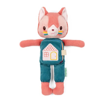 Przytulanka z książeczką Kotka Jeanne 6 m+ / Lilliputiens