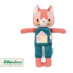 Przytulanka z książeczką Kotka Jeanne 6 m+ / Lilliputiens