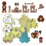 Puzzle tekturowe Arty toys - BARBARIOUS / Djeco