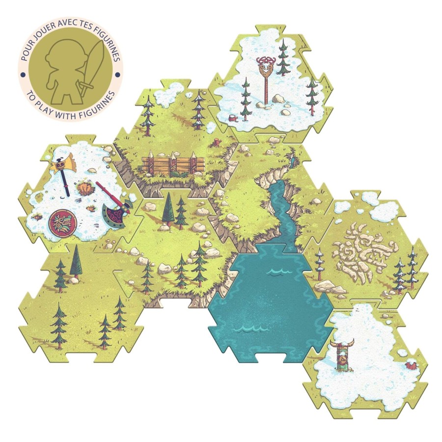 Puzzle tekturowe Arty toys - BARBARIOUS / Djeco