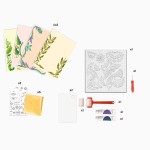 Zestaw artystyczny grawerowanie pieczątek NATURA / Djeco