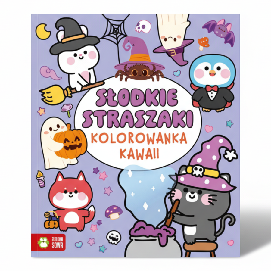 Słodkie straszaki. Kolorowanka Kawaii / Wydawnictwo Zielona Sowa