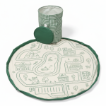 Kosz na zabawki i mata do zabawy 2w1 - Roadmap / Play&Go