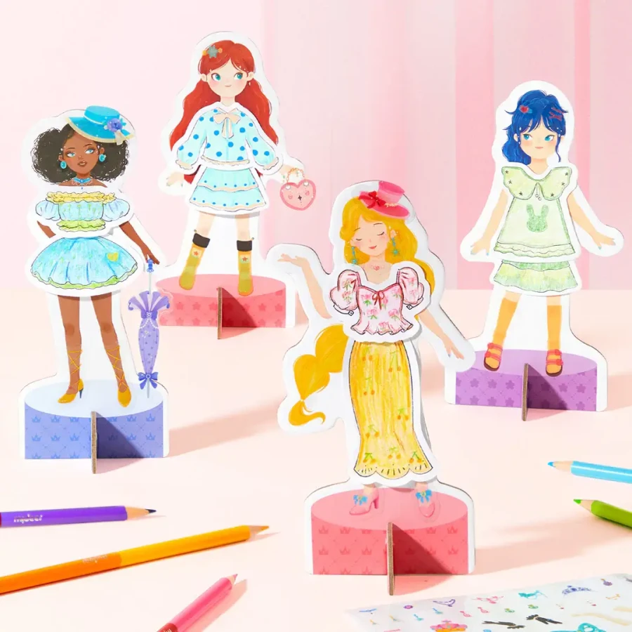 Kolorowanka przebieranka – Bal / Mideer