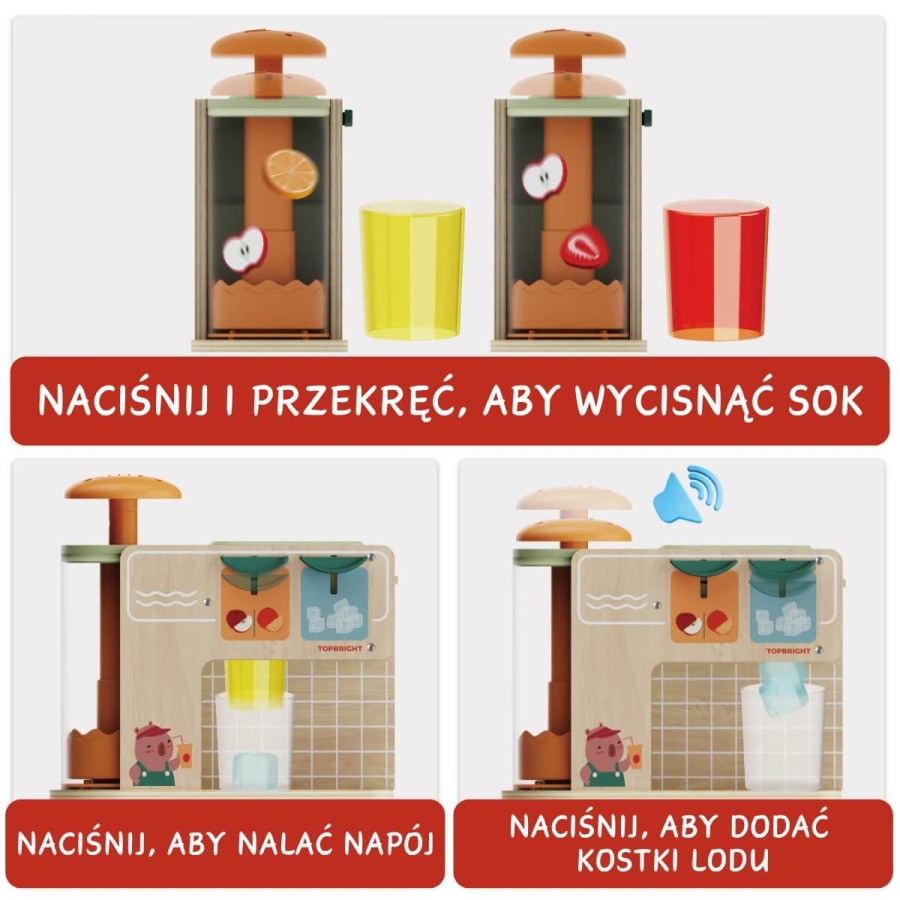 Zabawka edukacyjna Wyciskarka do soków, 36m+ / TOPBRIGHT